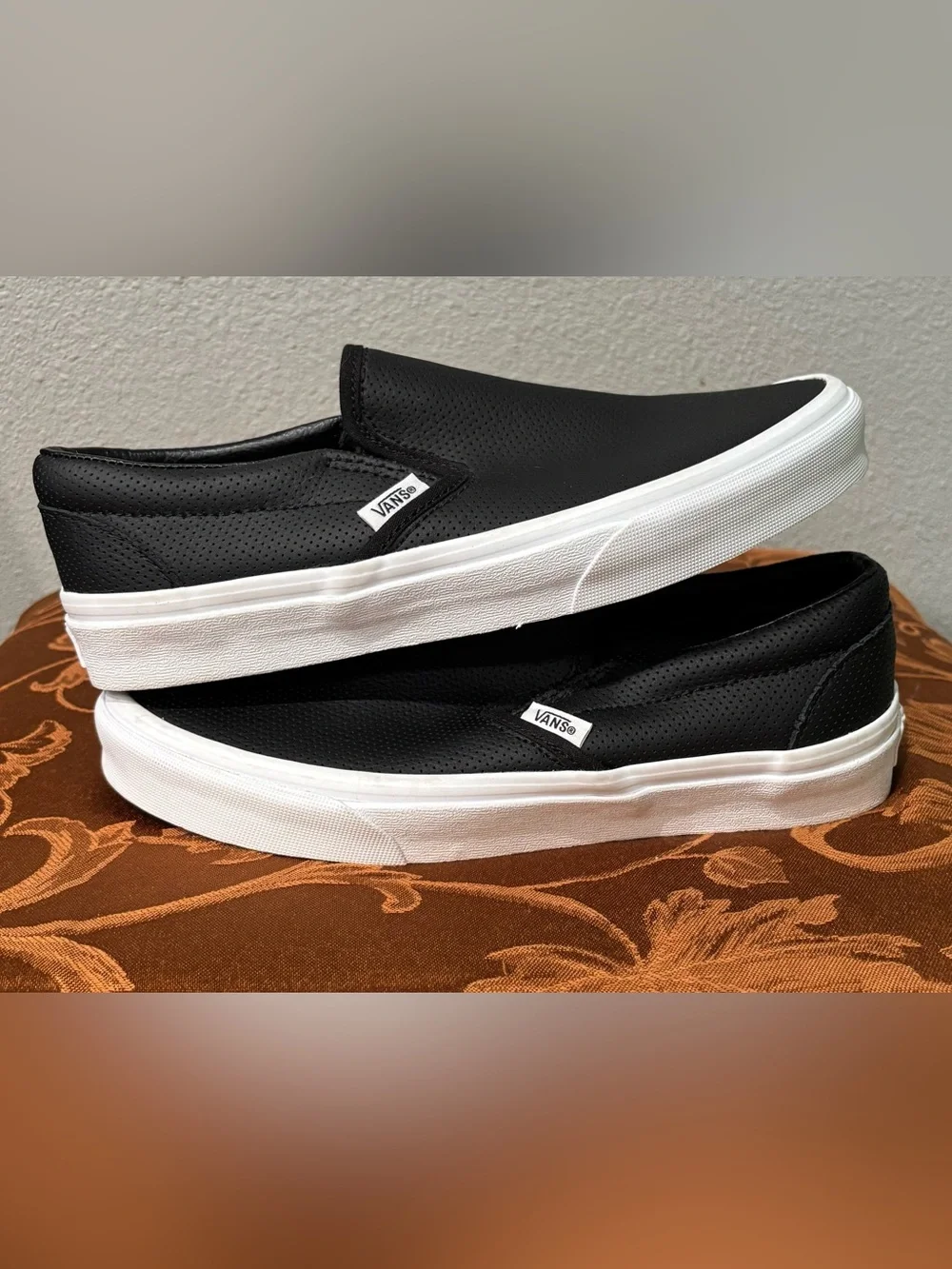 Vans Slip-On Black and White Unisex Sneakers